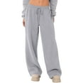 thumbnail image 3 of Oversized Sweatpants for Women Wide Leg Baggy Pants Low Waist Drawstring Lightweight Athletic Casual Pants 2026 Pink M, 3 of 9