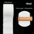 thumbnail image 2 of 1Bag 9M Curtain Pleat Tape Drapery Tape Curtains Heading Tape Adhesive Flat Polyester Ribbons for DIY Pinch Pleat Curtain Accessories (White), 2 of 7