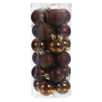 Uxcell 24Pcs 1.5" Christmas Balls Ornaments, Shatterproof Hanging Ball Set for Christmas Tree Coffee
