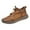 Brown, variant on ZRBYWB Mens Sneakers Autumn Male Leather Shoes Breathable Trend Versatile Male Shoes Handmade High Top Shoes Fashion Sneaker