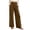 Brown, variant on Corduroy Pants for Women Vintage Wide Leg Trousers Fall Textured High Waisted Pant with Pockets for Daily Wear