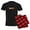 With Red Plaid Pant, variant on CafePress - Abaco Island Bahamas Pajamas - Men's Dark Loose Fit Cotton Pajama Set
