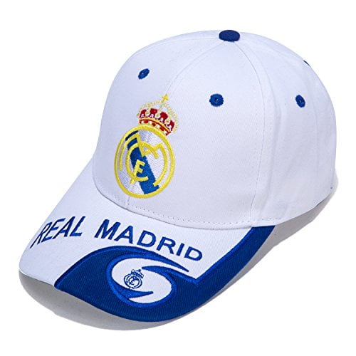 REAL MADRID FC EMBROIDERED SNAPBACK CAP HAT  NEW 