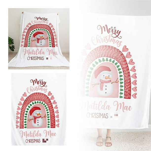 Manta Con Árbol De Navidad Para Navidad Manta De Invierno Manta Suave Informal Manta Cálida Para La Siesta En El Dormitorio Manta Para El Dormitorio Familiar (150 X 100 Cm)