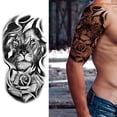 thumbnail image 3 of Tatuaje Brazo Animal 3D Corporal Pegatina Impermeable León para Hombres Y Mujeres, 3 of 9