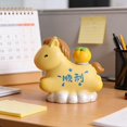 thumbnail image 4 of Figura de caballo, adorno de mesa, centro de mesa de resina, estatua de animal, adornos de caballo C, 4 of 6