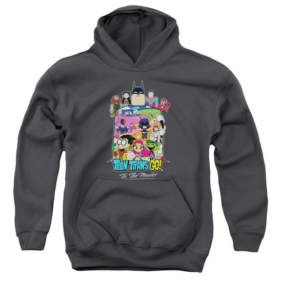 Teen Titans Go To The Movies - Hollywood - Youth Hooded Sweatshirt - Large
