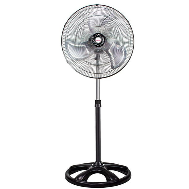 Ventilador de Pedestal MYTEK 3398 20 PUL 3 VEL 120W Metal Gris