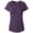 Fig Purple Heather, variant on Ma Croix Womens Scoop Neck Longline Tee Round Bottom T Short Sleeve Modal Shirts