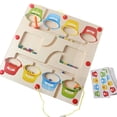 thumbnail image 1 of Magnetic Color Classification Counting Board Childrens Maze Game Learning Early Education Toy Hand Eye Coordination, 1 of 8