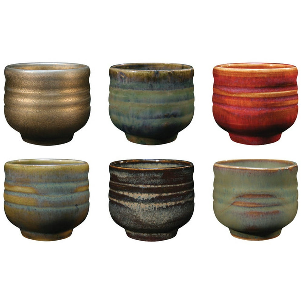 AMACO Potters Choice Glazes, Set 2, Pint, Assorted Colors, Set of 6