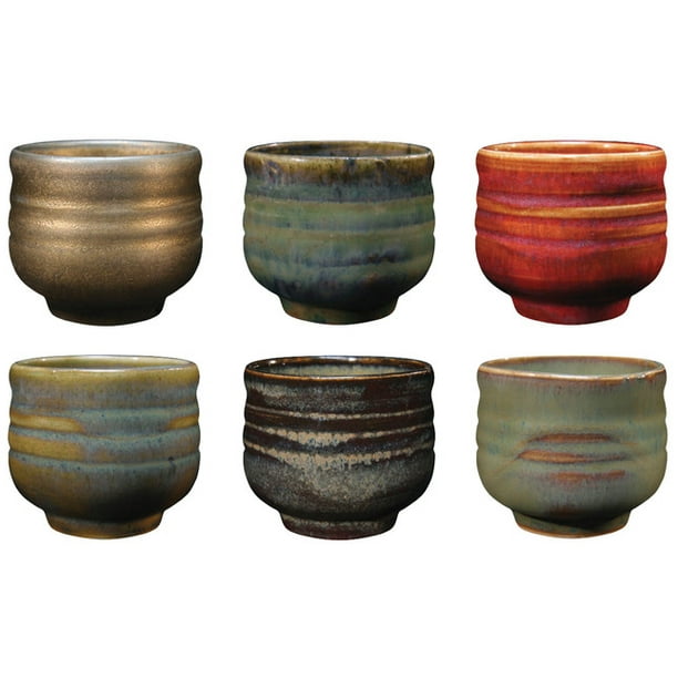 AMACO Potters Choice Glazes, Set 2, Pint, Assorted Colors, Set of 6
