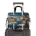 thumbnail image 2 of 16" Laptop Briefcase for Work Travel Laptop Shoulder Bag Carrying Handbag Laptop Case Whimsical Christmas Scene, 2 of 8