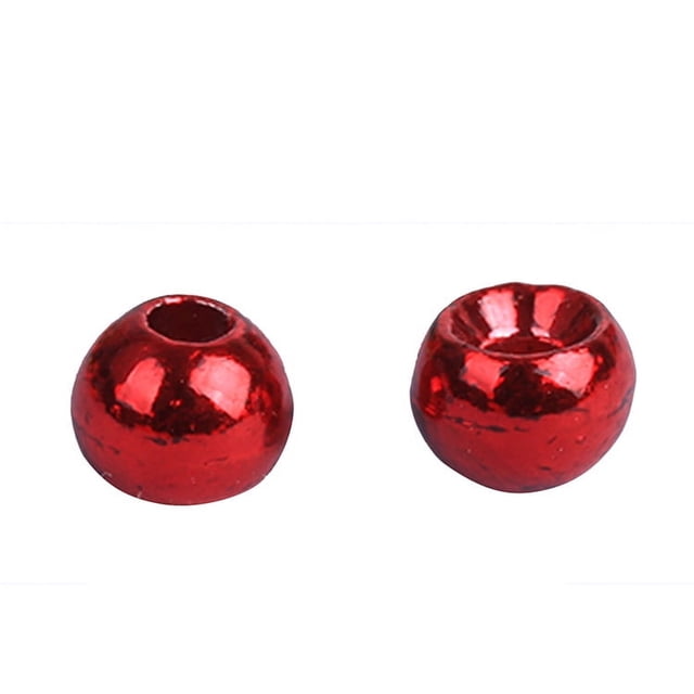 Anzuelo para moscas, anzuelo para el pelo, bolas redondas de tungsteno, oro, plata, negro, cabeza de ninfa de tungsteno