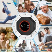Digital Kitchen Timers, Flipping Activations Timer, Classroom Timer, Small Kitchen Timers With Gravity Sensor, LED Display Countdown Countup Timer for Cooking, Work and Study