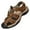 Brown, variant on Men's Sandals Hiking Open Toe,Men's Outdoor Men's Leather Non-slip Anti-kick and Anti-collision Beach Sandals