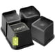 thumbnail image 1 of Elevadores de cama Yookwutar, 10 cm, soporte pesado, 2700 kg, negro, paquete de 4, 1 of 6