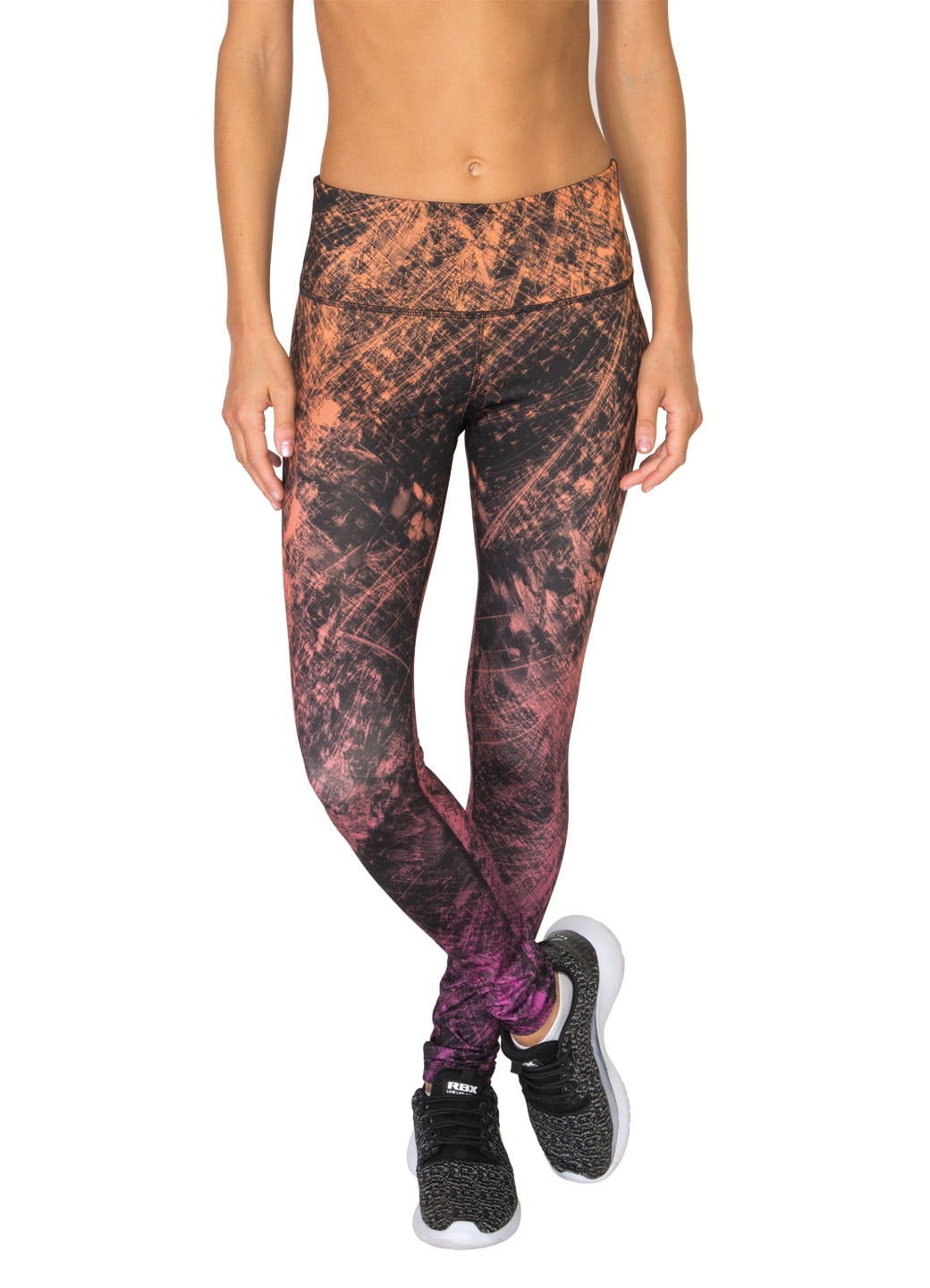 RBX RBX Active Womens Printed Full Length Workout Leggings Walmart