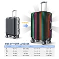 thumbnail image 4 of Kdxio Colorful Stripes Pattern Luggage Cover for Travel,Elastic and Durable,Fits 18-32 Inch,Anti-Scratch Suitcase Protector-No luggage included, 4 of 5
