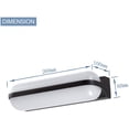 thumbnail image 3 of Aplique de pared LED moderno para exterior, resistente al agua, 26 x 10 x 6 cm, blanco cálido (3000 K), clasificación IP65., 3 of 5