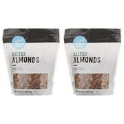 Happy Belly Roasted & Salted California Almonds, 16 Ounce, Pack of 2