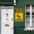 thumbnail image 4 of BTFSigns 15" x 23" Aluminum Deer Crossing Signs, Slow Down Sign For Yard,Funny Traffic Sign Wall Decor Rust-Resistant, Easy to Install, Ideal for Streets, Driveways, Wall Art and Outdoor Decor, 4 of 5