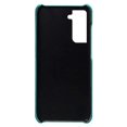 thumbnail image 4 of KSQ PU Leather + PC Diseño de ranuras para tarjetas traseras dobles Carcasa rígida elegante para Samsung Galaxy S22 5G -5774312918210 Estilo F Samsung Galaxy S22 5G Verde, 4 of 4