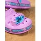 thumbnail image 4 of Sandalias Clogs Disney Lilo & Stitch para niñas, color morado, con dijes, 4 of 8