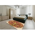 thumbnail image 4 of Ahgly Company Indoor Rectangle Patterned Grapefruit Red Area Rugs, 3' x 5', 4 of 6