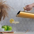 thumbnail image 4 of Soluna HM Stainless Steel Chrome Gold Pitcher with Handle, PT-CR-4CU-GLD-2, 4 of 5