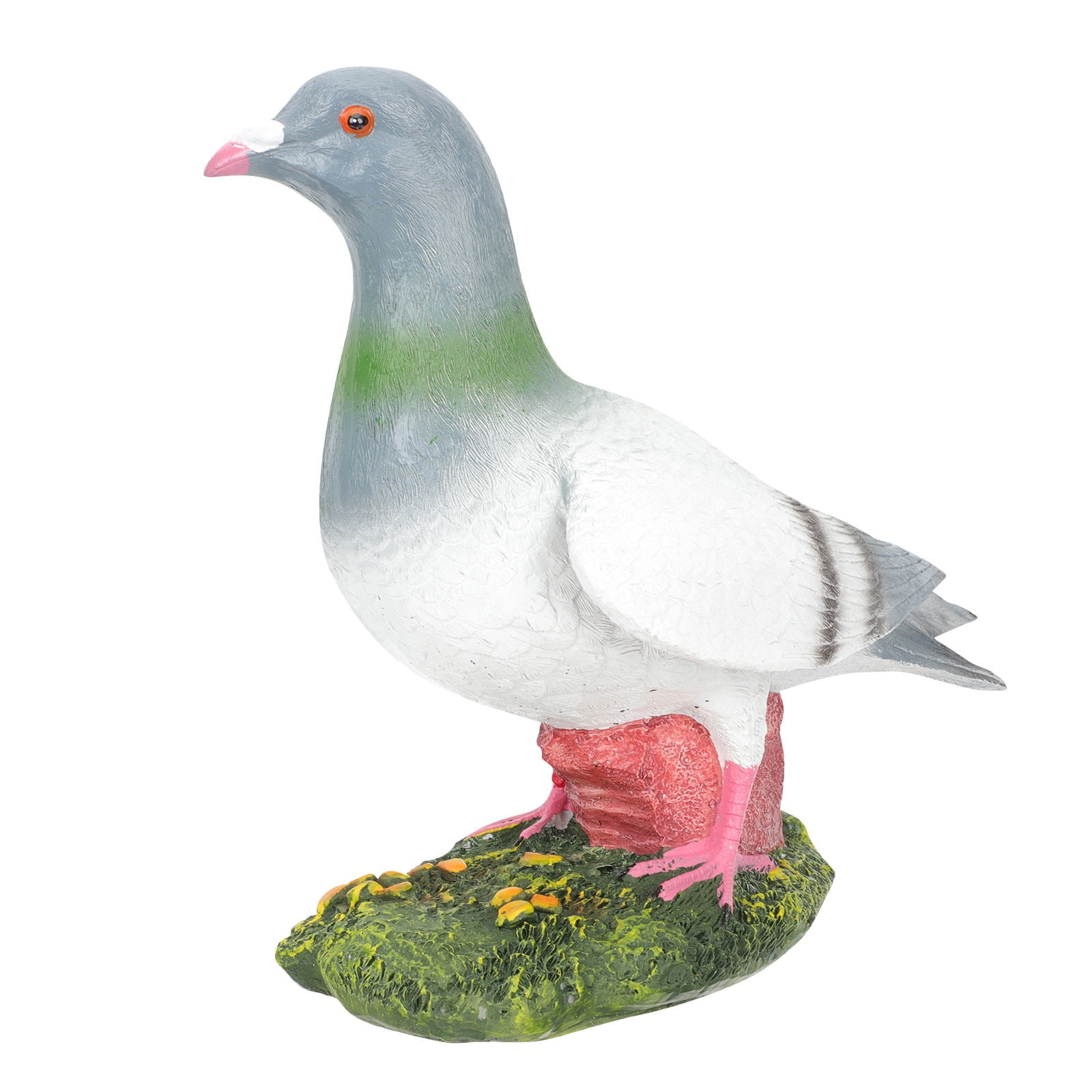 WHAMVOX  Resin Dove Ornaments Garden Figurine Miniature Artificial Birds