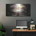 thumbnail image 5 of Luxe Metal Art 'Nature and Time' by Cameron Gray, Metal Wall Art, 48"x24", 5 of 7