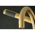 thumbnail image 3 of Aqua Vintage AE8107DL Concord 7" Center Deck-Mount Clawfoot Tub Faucet with Hand Shower, Brushed Brass, 3 of 8