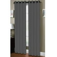 thumbnail image 4 of Raphael Heathered Faux Linen Extra Wide Grommet Curtain Panels, 4 of 7
