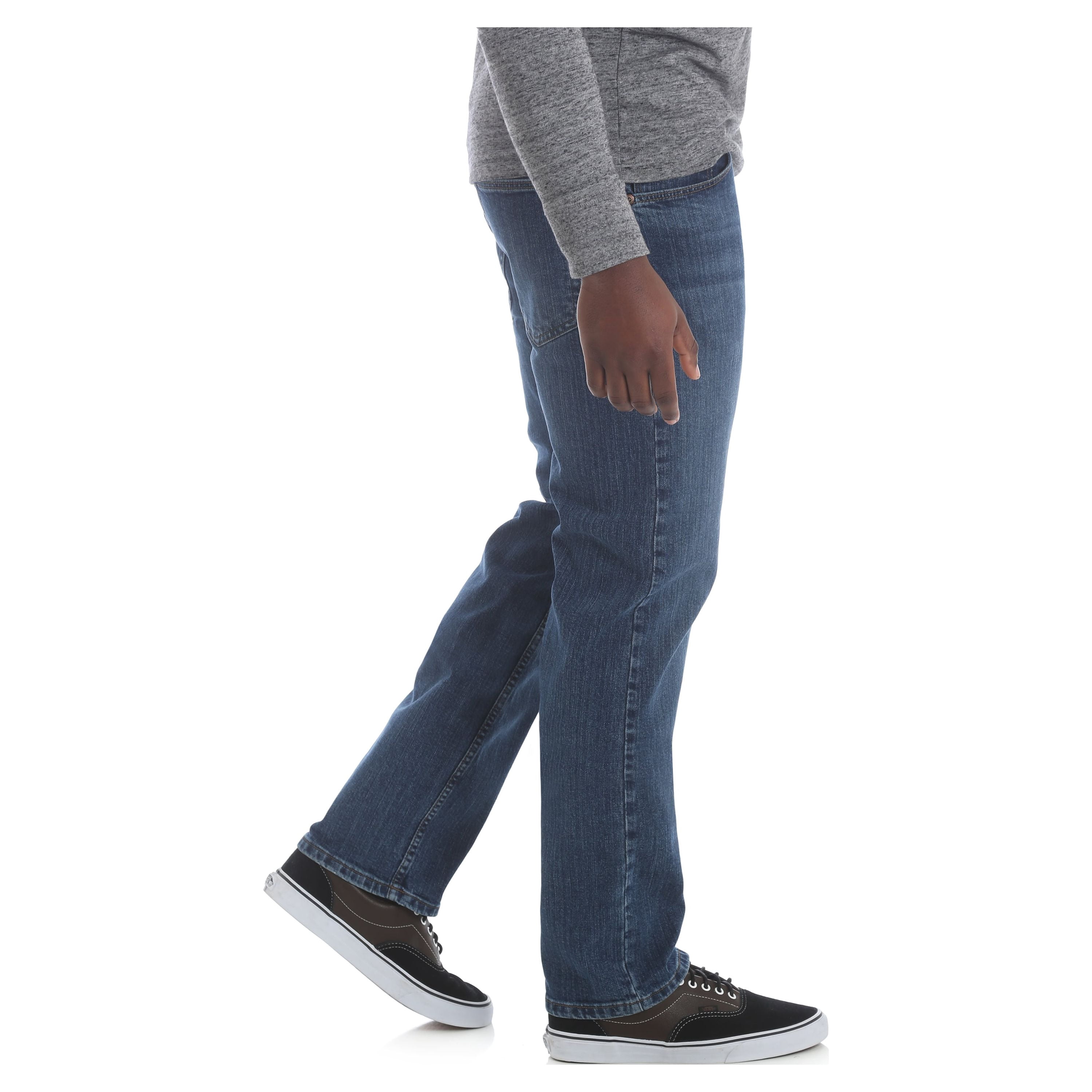 Wrangler Men's and Big Men's Regular Fit Jeans with Flex