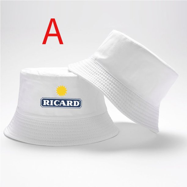 Reversible Ricard Bob Man Summer Bucket Hats Men Unisexe Women Cotton Fisherman Caps Outdoor Anniversary Chapeau Panama Hat Gao Jinjia LED
