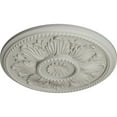 thumbnail image 3 of Ekena Millwork 18"OD x 1 3/4"P Edinburgh Ceiling Medallion (Fits Canopies up to 5 1/4"), Hand-Painted Pot of Cream, 3 of 6