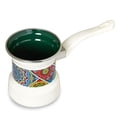 thumbnail image 2 of METALAC Sultana Enamel Turkish Coffee Pot 13.5 fl oz (400 ml) Cezve with Ergonomic Handle, 2 of 3