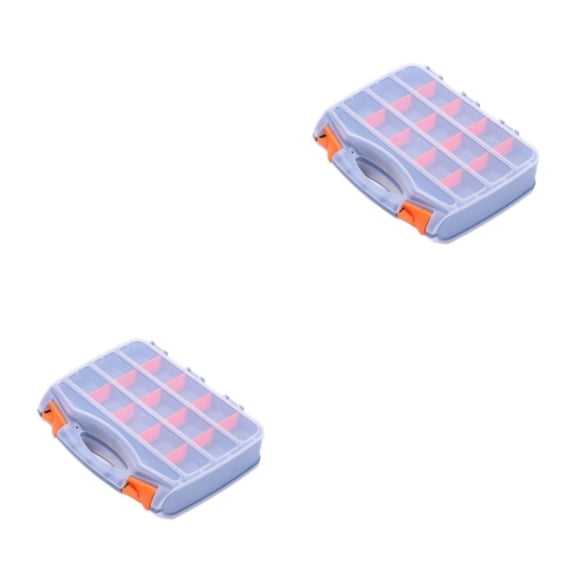 Kenally Caja de herramientas, rejillas de almacenamiento, tornillos de Hardware, caja de reparación pequeña, organizador de mano, Type1 NO1