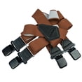 thumbnail image 6 of Men Suspenders With Heavy Duty Clips Brown 1.5 Inch Suspender For Men Big and Tall X Style, 6 of 7
