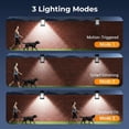 thumbnail image 6 of 8-Pack Solar Clip Light with Motion Sensor, 2026 New Portable Outdoor LED Lights for Camping, Adjustable Clip-On Garden Fence Light, 6 of 10