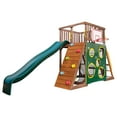 thumbnail image 5 of KidKraft All-in-One Sports Adventure Wooden Outdoor Playset with Rock Wall, Basketball Goal and Sports Equipment, 5 of 22