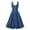 Blue, variant on Nxznwn Women Vintage 1950s Polka Dot Dress Sleeveless Rockabilly Swing Dress Casual Boho Wedding Cocktail Tea Party Dresses