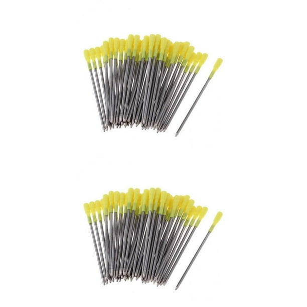 100 Piezas Al Por Mayor de 0.5 Mm de Punta de Metal Rollerball Pen , 3.22 Pulgadas ()