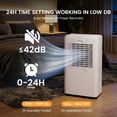 thumbnail image 2 of SHOUFTW 80 Pint Dehumidifier for Basement, Large Room & Home, 176 oz Water Tank, Built-in Pump, Auto Drain, Auto Shut-Off, Smart Humidity Control, Quiet Portable Dehumidifier, 2 of 10