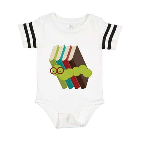

Inktastic Bookworm Books Reading Gift Baby Boy or Baby Girl Bodysuit