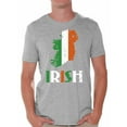 thumbnail image 1 of Awkward Styles Men Ireland Shirt Irish Shirt for Men St Patricks Day Shirt Irish Map Irish Flag Shirt St. Patrick's Day T-Shirts Irish Heritage Gifts Ireland Gifts Ireland Pride for St Patrick Gifts, 1 of 4