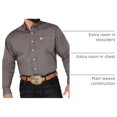 thumbnail image 4 of Camisa Cinch de Corte Clásico Manga Larga Gris Talla Media, 4 of 5