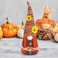 thumbnail image 4 of Fall Decor Wzzjkit Gnomes Plush Thanksgiving Decorations, Handmade Harvesting Season Sunflower Faceless Old Man Doll Gnome Fall Decorations for Home Thanksgiving Gifts, Fall Gnomes, 4 of 5