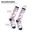 thumbnail image 2 of Hirioo Owl And Floral for Adult Stockings Breathable Sock Non-Pilling,Contrasting Color Design, 2 of 6